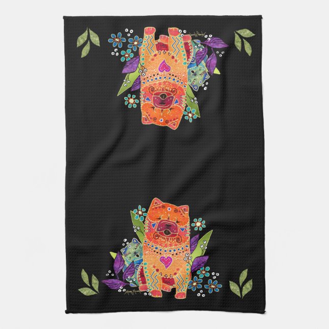 BINDI glattes Küchentuch (Vertikal)