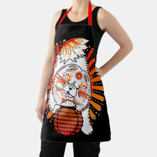 BINDI MI TANG Chow All-Over-Print-Schürze Schürze