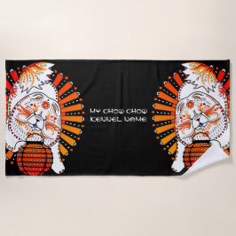 BINDI MI TANG - Chow - Jahr des Handtuchs Strandtuch