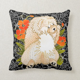 BINDI MINGSIE -Creme-Camp-Low Kissen rechts/verlas