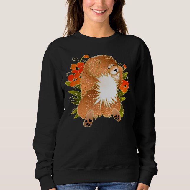 BINDI MINGSIE Red Chow-FRONT DESIGN-Choose style Sweatshirt (Vorderseite)