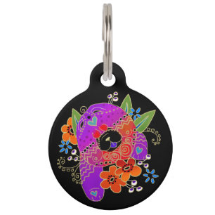 BINDI Rough chow hund tag/schmuck Haustiermarke