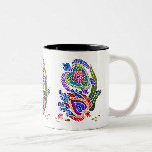 BINDI SCHILDKRÖTE-Tasse wählen Hintergrund und A Zweifarbige Tasse