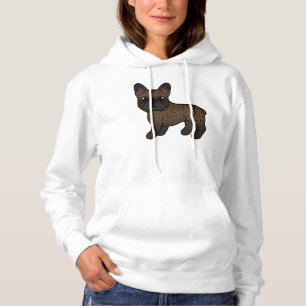 Bindle French Bulldog Niedlicher Cartoon Dog Hoodie