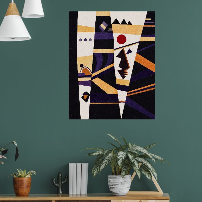 Bindung durch Kandinsky Poster (Wohnzimmer 1)