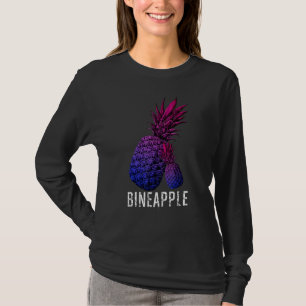 Bineapple Ananas Bisexueller Stolz Bisexualität Fl T-Shirt