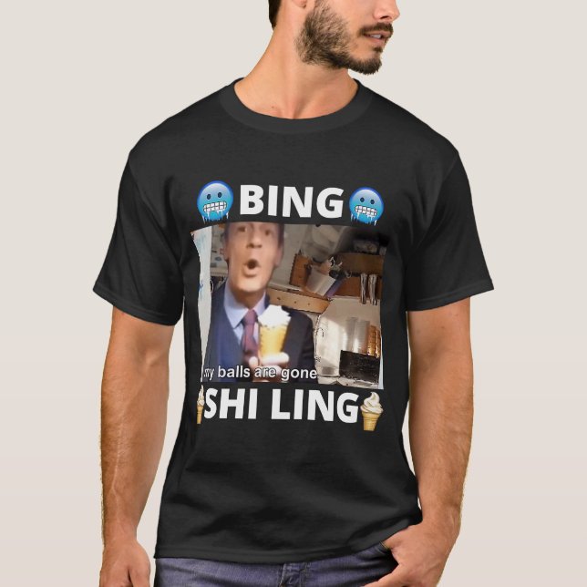 Bing Shi Ling Bing Chilling John Xina Ice Cream Ch T-Shirt (Vorderseite)