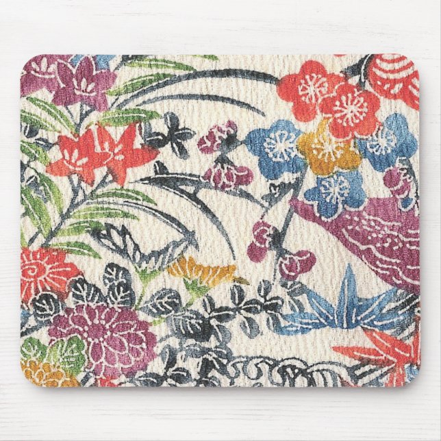 Bingata Blumen-III Mousepad (Vorne)