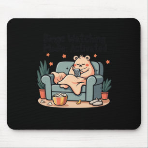 Binge Watching Modie aktiviert Funny Movie Maratho Mousepad