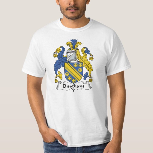 Bingham Familienwappen T-Shirt (Vorderseite)
