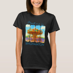 Binghamton New York Reisereise Treffe mich in Bing T-Shirt