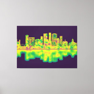 Binghamton New York Skyline Leinwanddruck