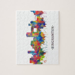 Binghamton New York Skyline Puzzle