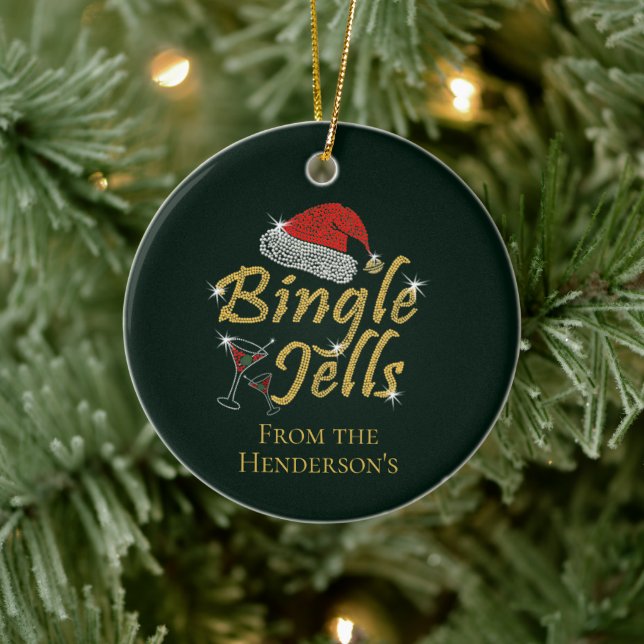 Bingle Jells Tipsy Christmas Keramik Ornament (Baum)
