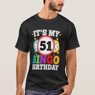Bingo 51. Geburtstag Mein 51. Bingo Geburtstag Män T-Shirt