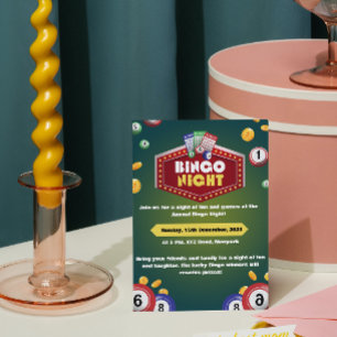 Bingo-Abend-Einladungen Einladung