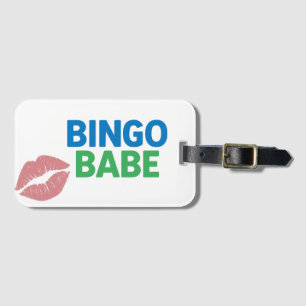 Bingo Babe Niedlich und zuversichtlich Bingo Lover Gepäckanhänger