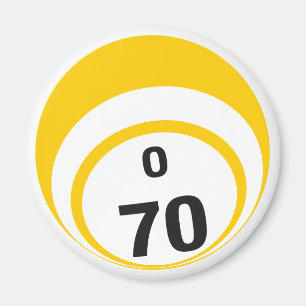 Bingo-Ball-Kühlschrankmagnet O 70 Magnet