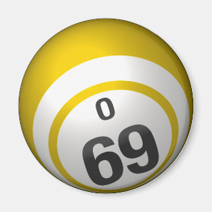 Bingo-Ballmagnet O 69 Magnet