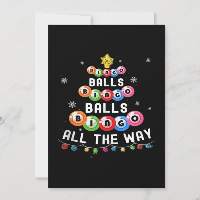 Bingo Balls Bingo den ganzen Weg (Vorderseite)