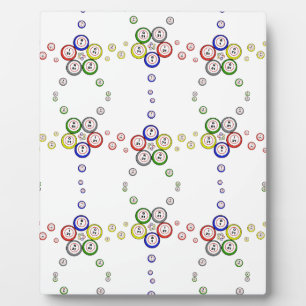 Bingo Balls Fotoplatte