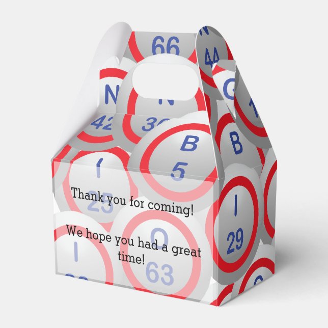 Bingo Balls Geschenkschachtel (Vorderseite)