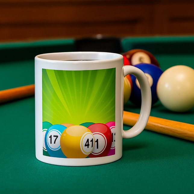 Bingo Balls Kaffeetasse (Von Creator hochgeladen)