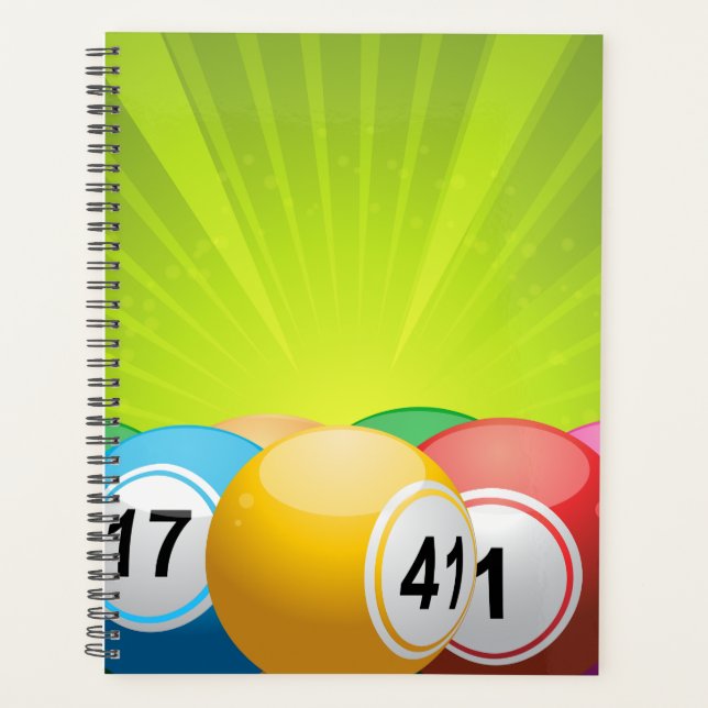 Bingo Balls Planer (Vorderseite)