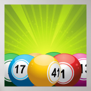 Bingo Balls Poster