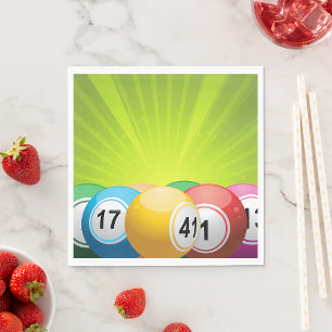 Bingo Balls Serviette