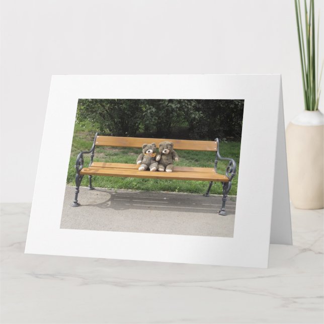 Bingo-Bärn-Gruß-Karte Karte (Vorderseite)