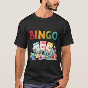 Bingo Bingo Cards Glücksspiele T-Shirt