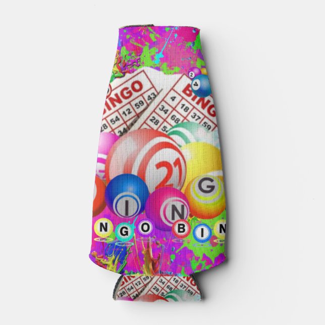 BINGO BINGO entworfen von CBDOilPrincess Flaschenkühler (Vorderseite)