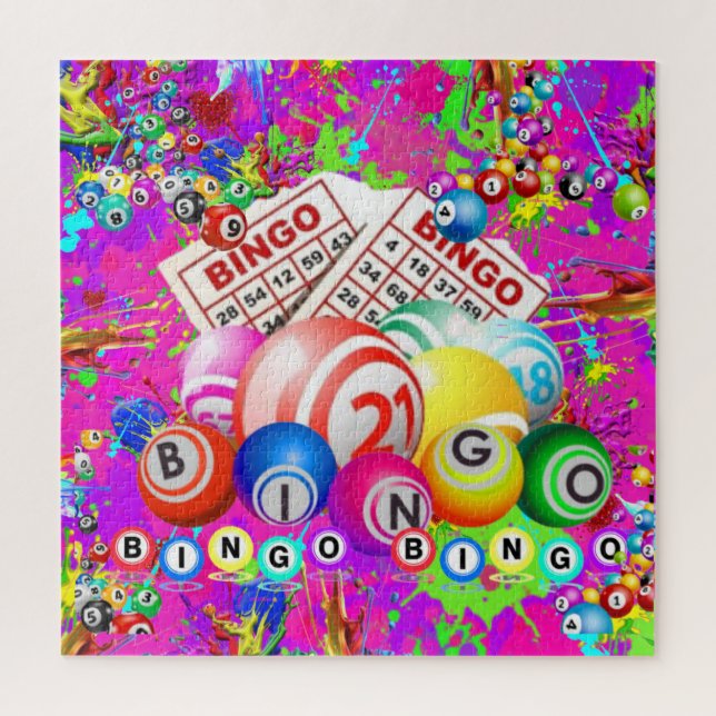 BINGO BINGO entworfen von CBDOilPrincess Puzzle (Vertikal)