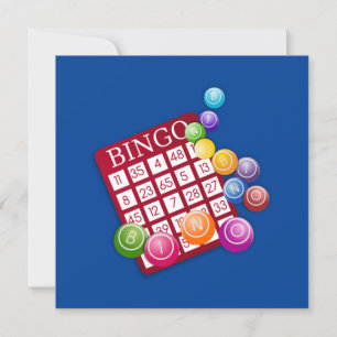 Bingo! Bingokarte und -markierungen Einladung