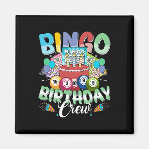 Bingo Birthday Crew Bingo Player Weihnachten Magnet
