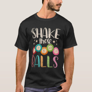 Bingo Caller Gamble Lotterie schüttelt die Balls, T-Shirt