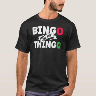 Bingo Caller Kartenspiel gewinnen Lucky Bingo The T-Shirt