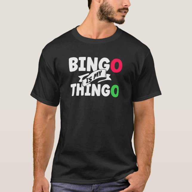Bingo Caller Kartenspiel gewinnen Lucky Bingo The T-Shirt (Vorderseite)