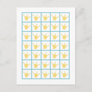 Bingo Card Marker Jungle King Lion Safari Zoo Postkarte