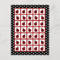 Bingo Card Marker Red Ladybug
