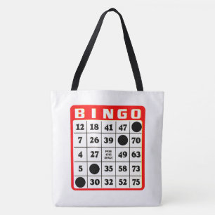 Bingo Card Schultertasche