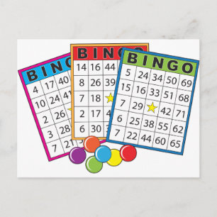 Bingo Cards Postkarte