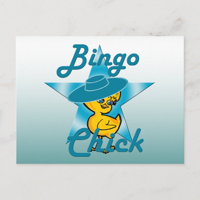 Bingo Chick #7 Postkarte (Vorderseite)