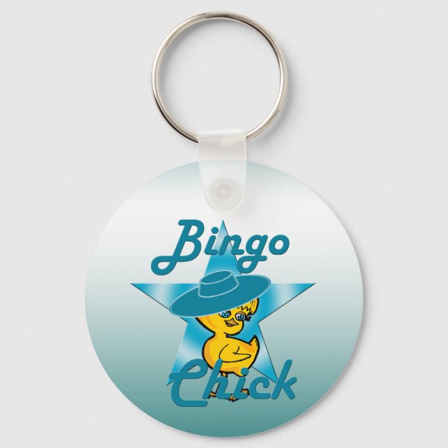 Bingo Chick #7 Schlüsselanhänger (Vorderseite)