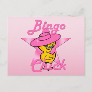 Bingo Chick #8 Postkarte