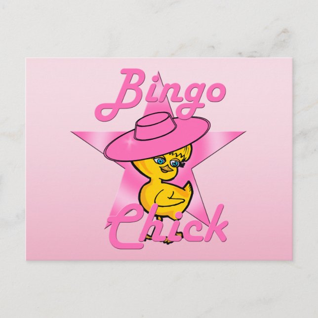 Bingo Chick #8 Postkarte (Vorderseite)