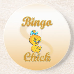 Bingo Chick Getränkeuntersetzer
