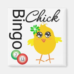 Bingo Chick Magnet