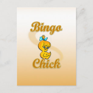 Bingo Chick Postkarte